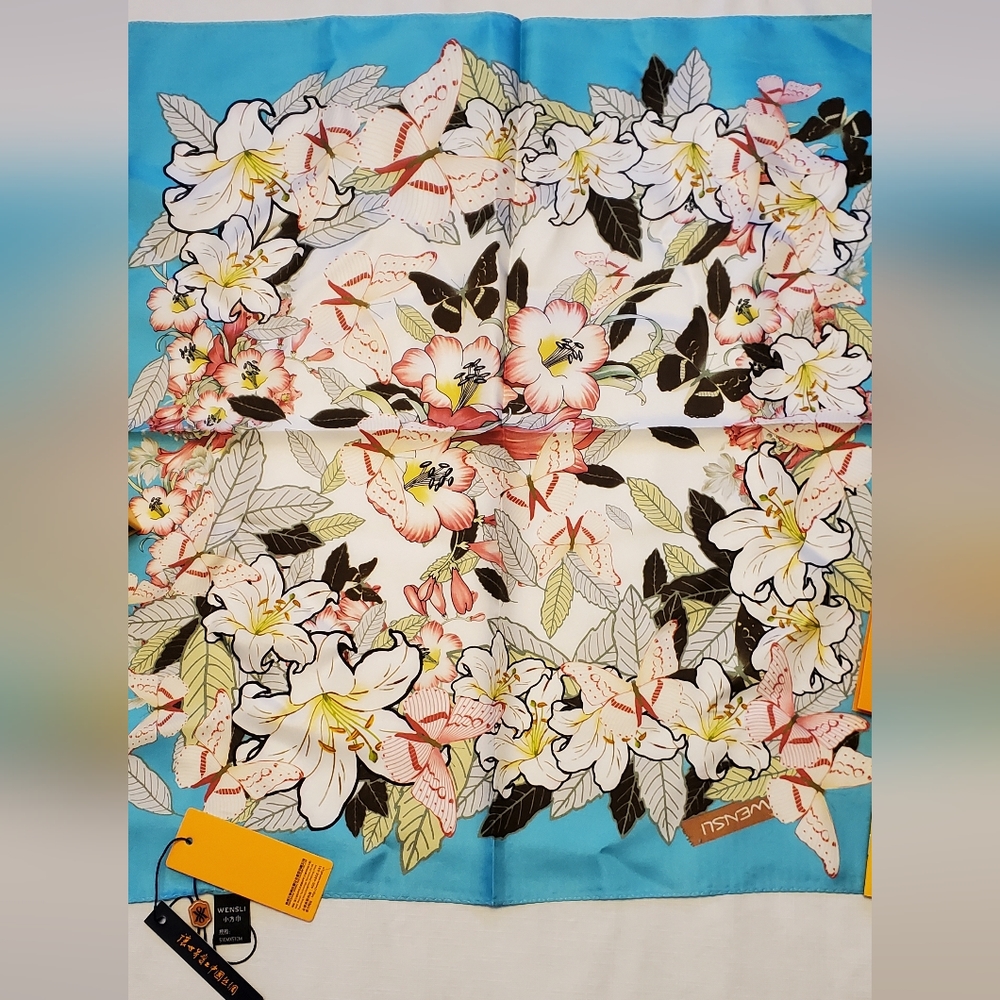 Wensli silk scarf